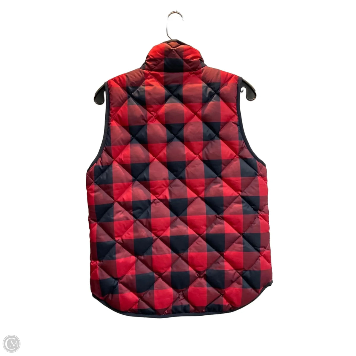 Vest Puffer & Quilted By J. Crew In Plaid Pattern, Size: S