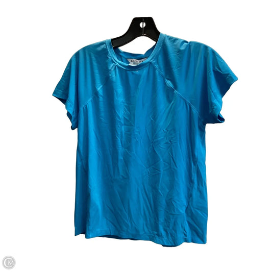 Athletic Top Short Sleeve By Athleta In Blue, Size: Xxs