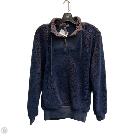 Sweatshirt Collar By Sweaty Betty In Navy, Size: M