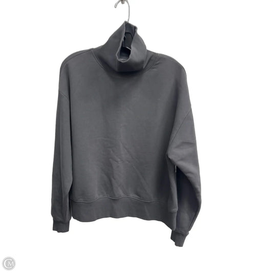 Sweatshirt Collar By Calia In Grey, Size: M