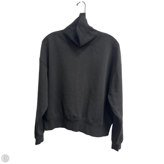 Sweatshirt Crewneck By Calia In Black, Size: M