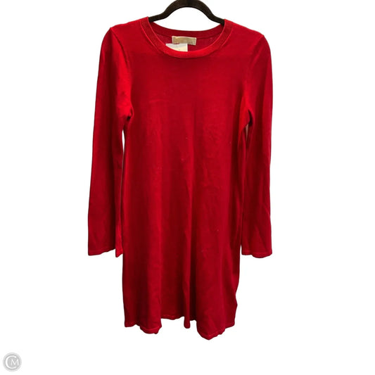 Dress Sweater By Michael By Michael Kors In Red, Size: Xs