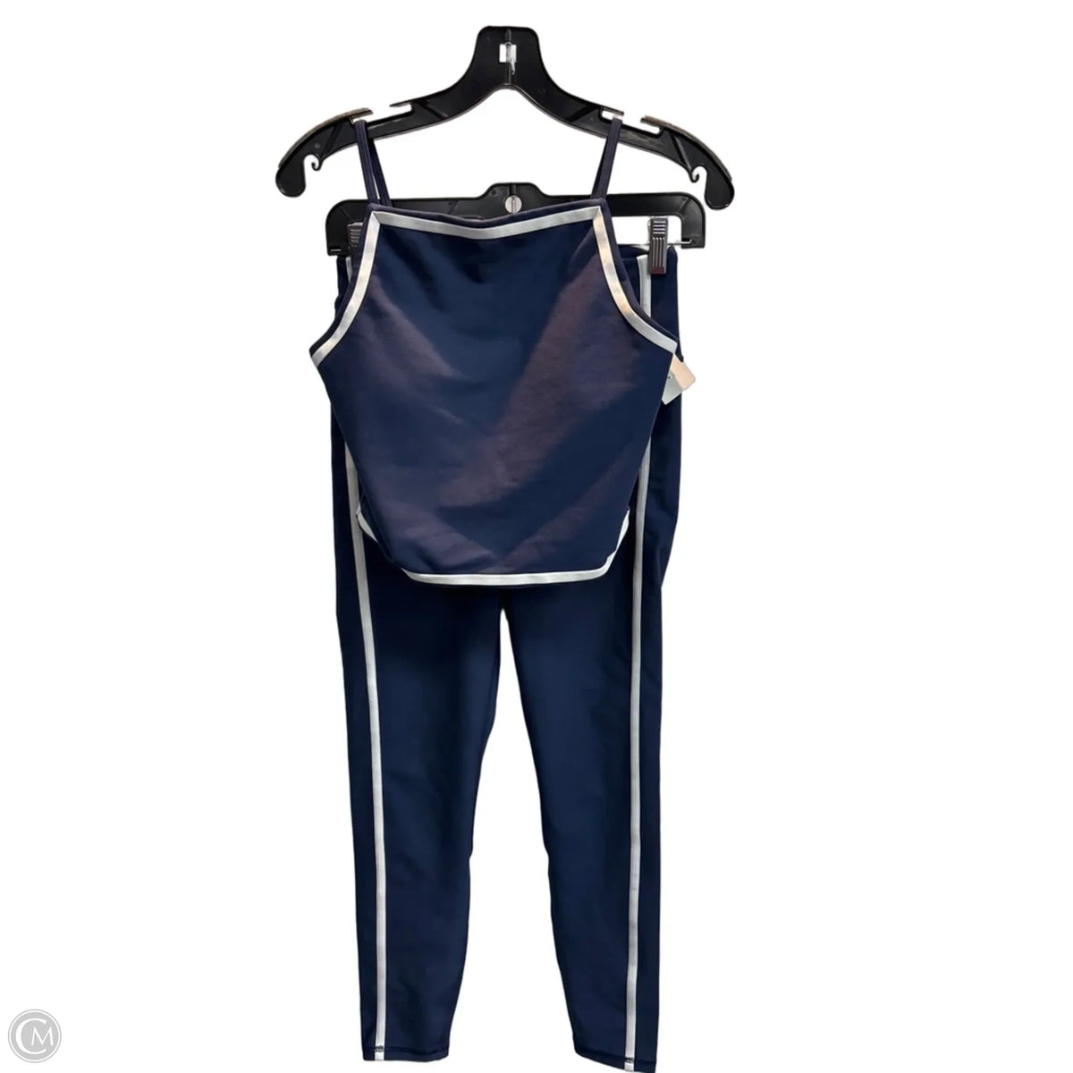 Athletic Pants 2pc By Ypb In Blue, Size: M
