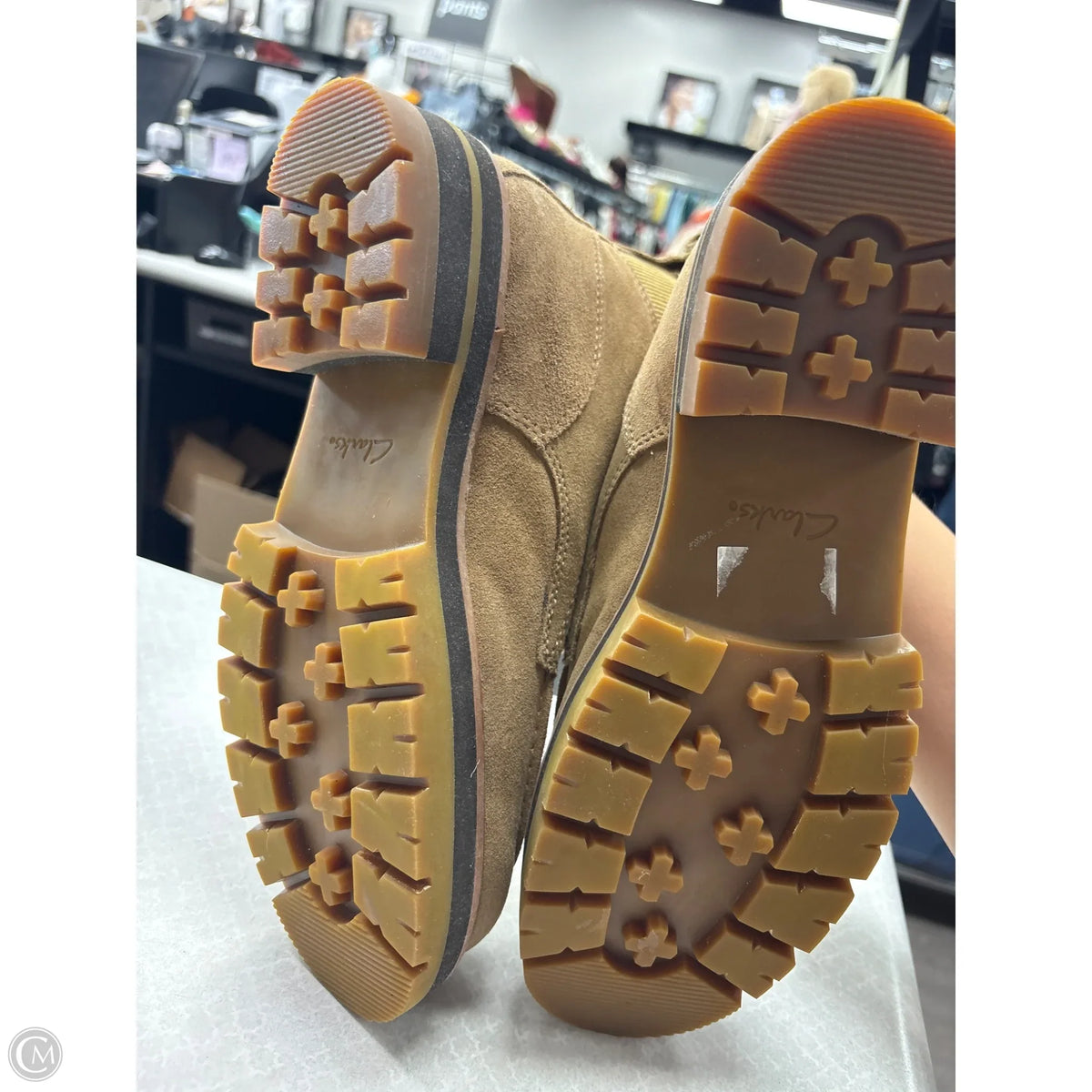 Boots Combat By Clarks In Tan, Size: 8.5