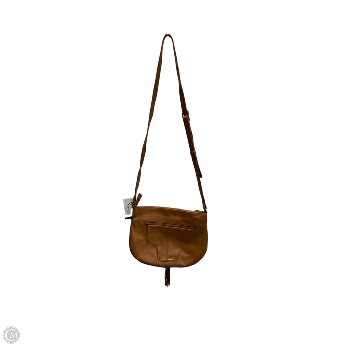 Crossbody Leather By Lucky Brand, Size: Medium