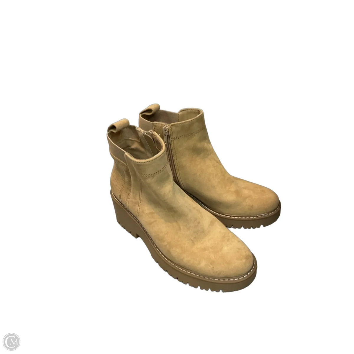 Boots Ankle Heels By Sonoma In Tan, Size: 6.5