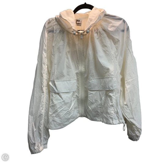 Athletic Jacket By Old Navy In White, Size: Xl