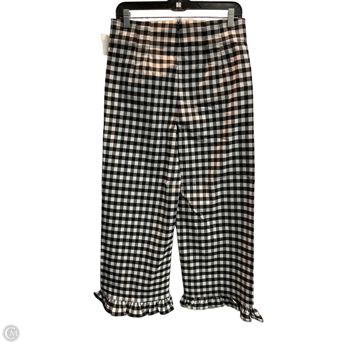 Pants Cropped By Eesome In Checkered Pattern, Size: L