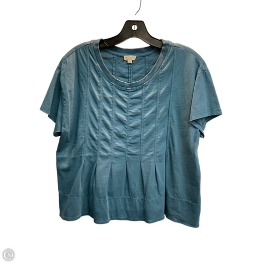 Top Short Sleeve By Pilcro In Blue, Size: S