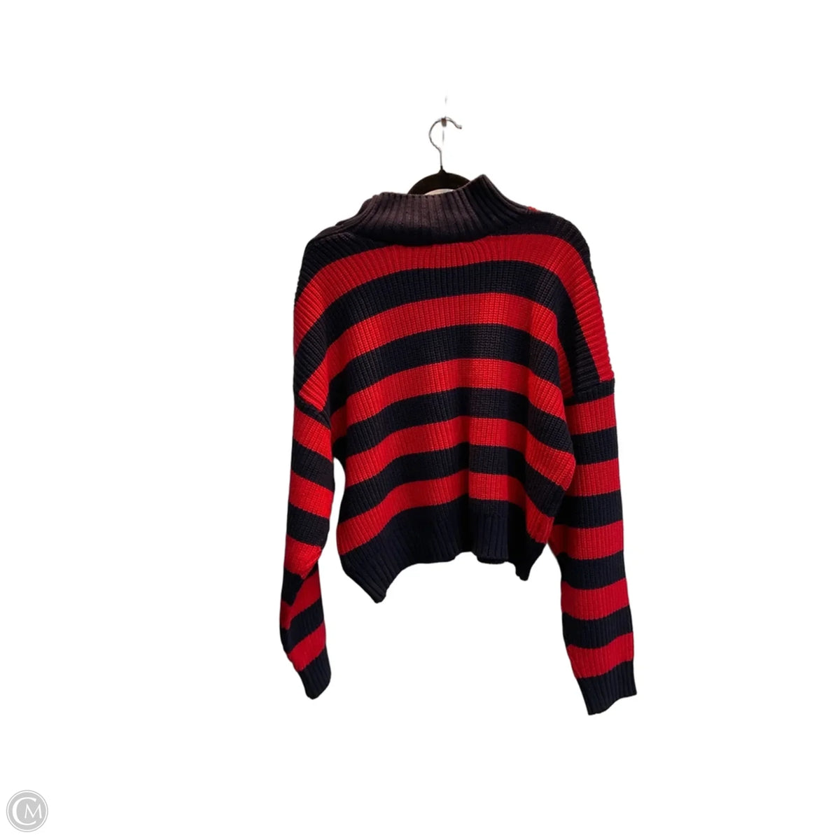 Sweater By Free Assembly In Striped Pattern, Size: Xl