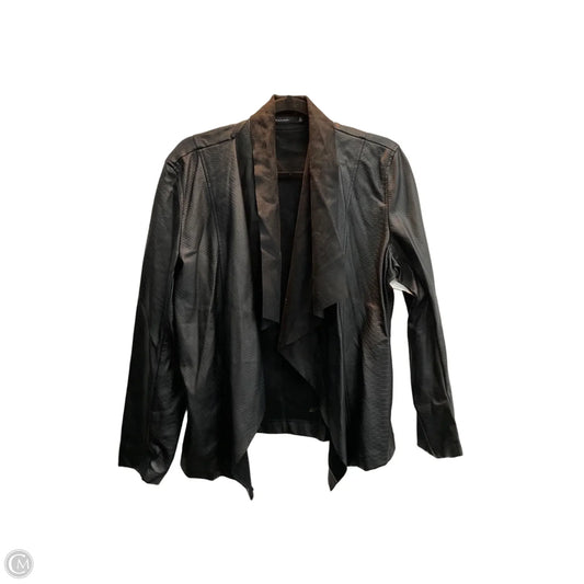 Jacket Moto By Tahari In Black, Size: M