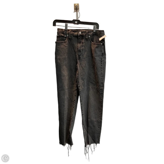 Jeans Straight By Madewell In Black, Size: 6