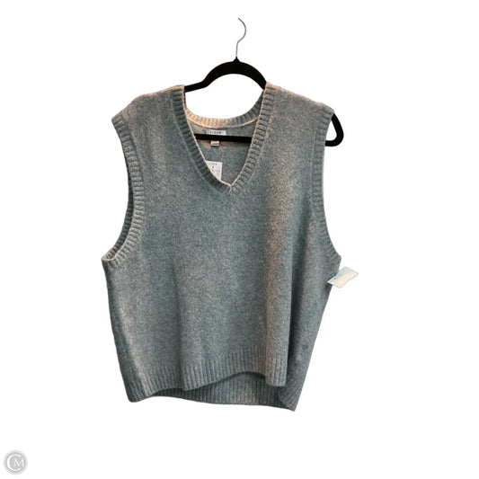 Vest Sweater By J. Crew In Grey, Size: Xxl