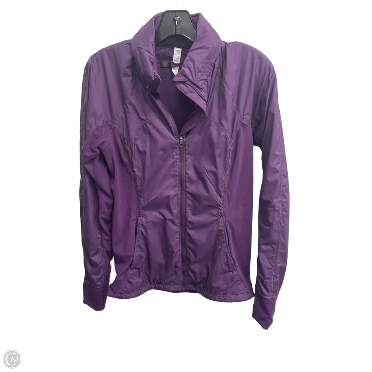Athletic Jacket By Lululemon In Purple, Size: S
