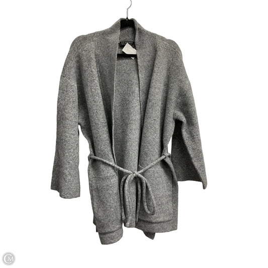 Cardigan By Eloquii In Grey, Size: Xl