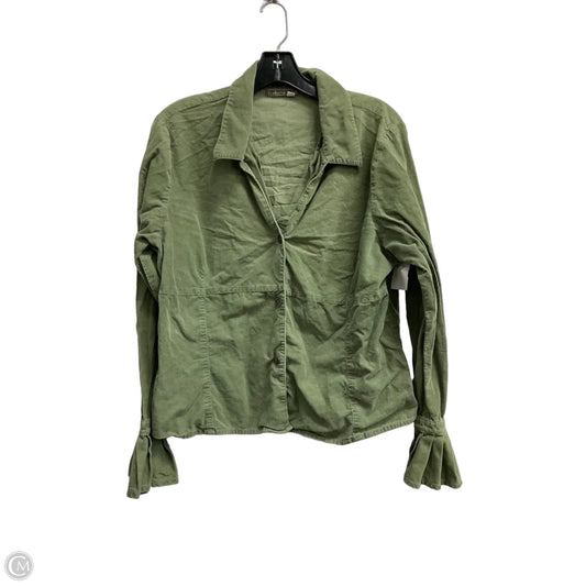 Top Long Sleeve By Isabella Bird In Green, Size: Xl