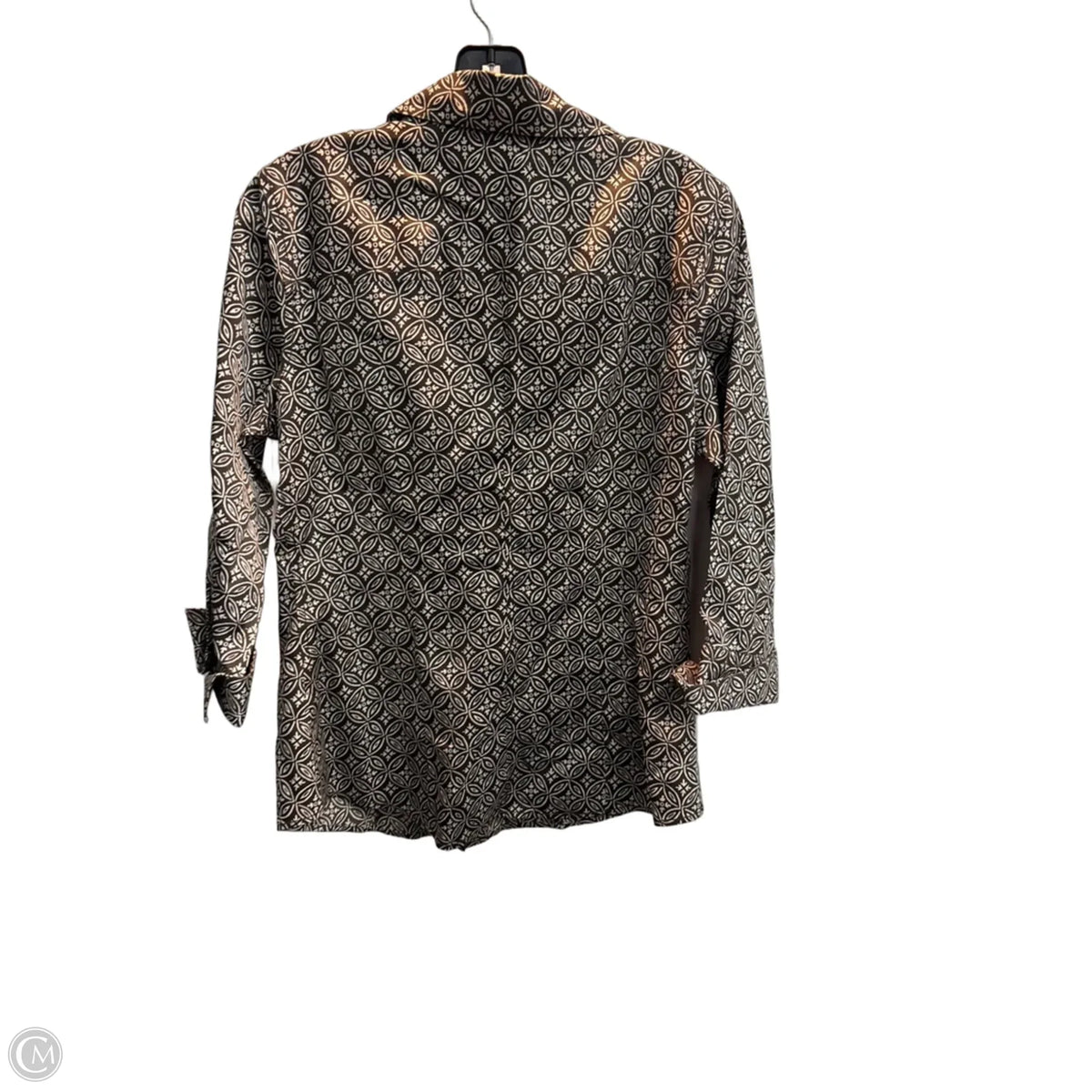 Top Long Sleeve By Talbots In Brown, Size: S