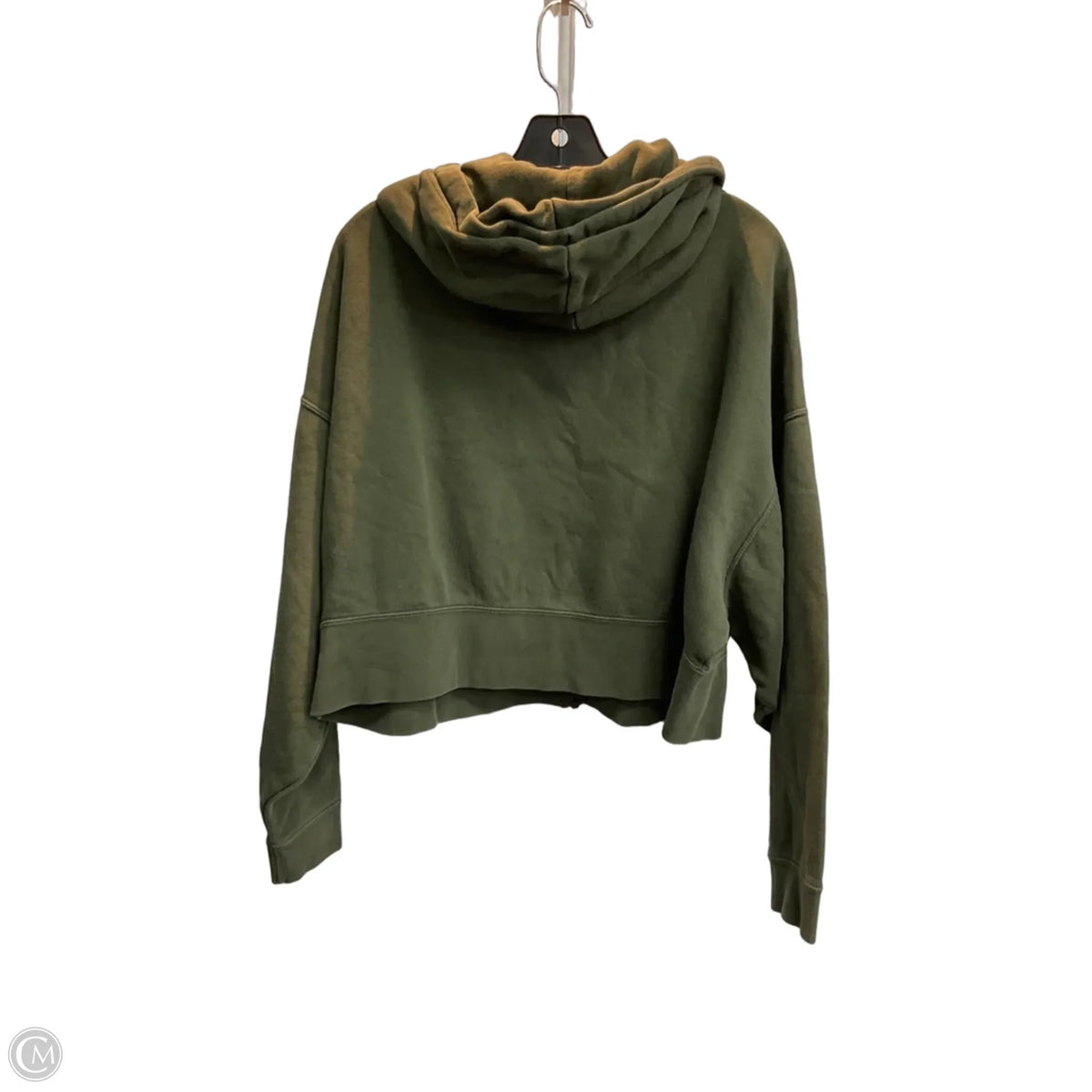Athletic Jacket By Nike Apparel In Green, Size: S