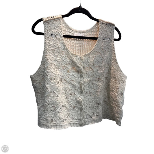 Vest Other By Lc Lauren Conrad In Beige, Size: Xl
