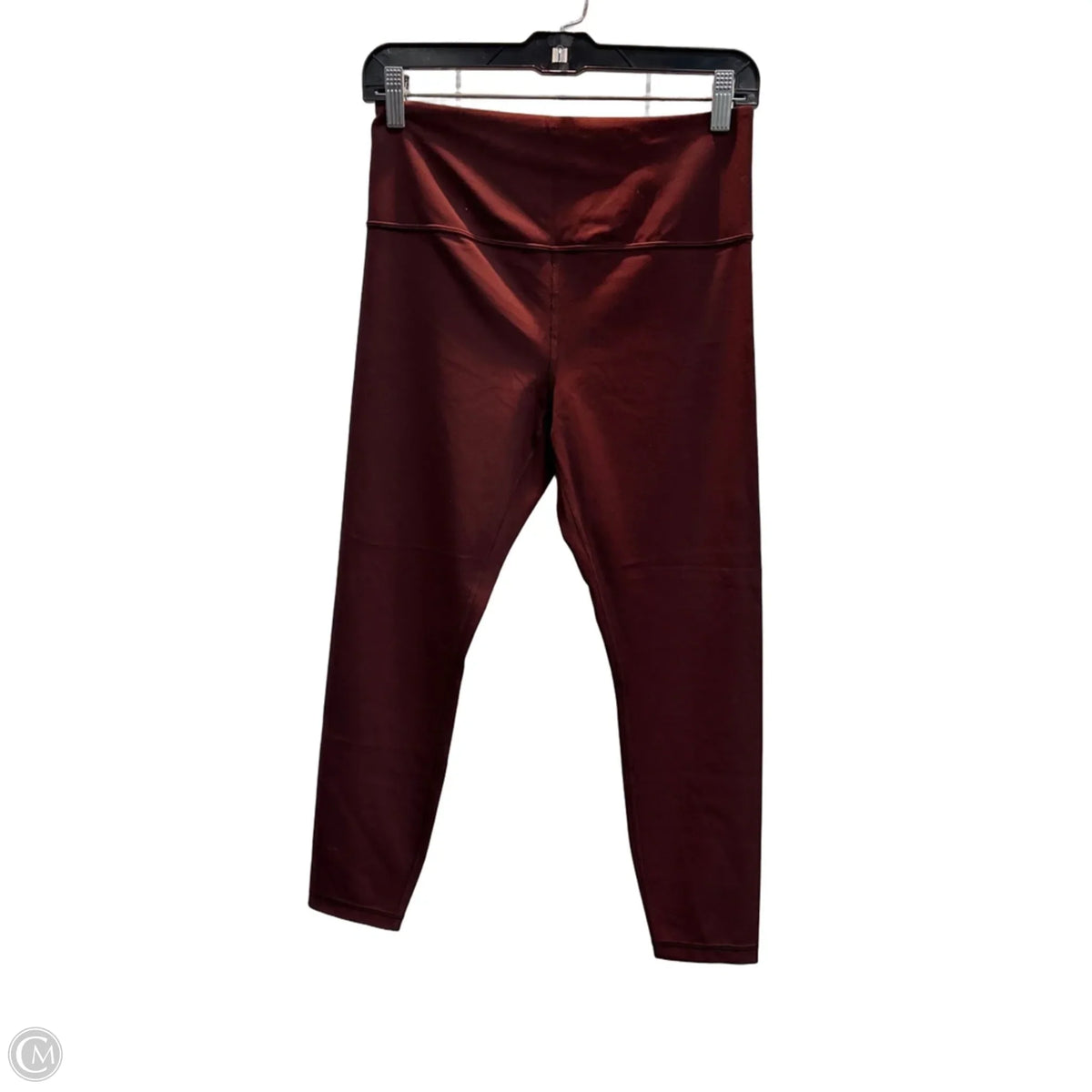 Athletic Leggings By Athleta In Maroon, Size: M