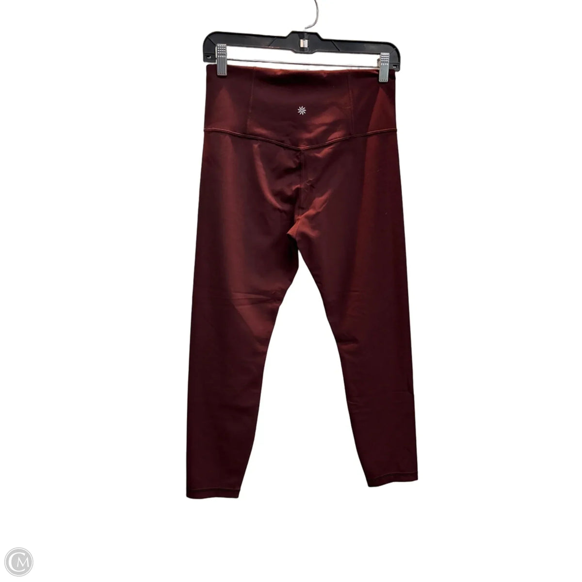 Athletic Leggings By Athleta In Maroon, Size: M