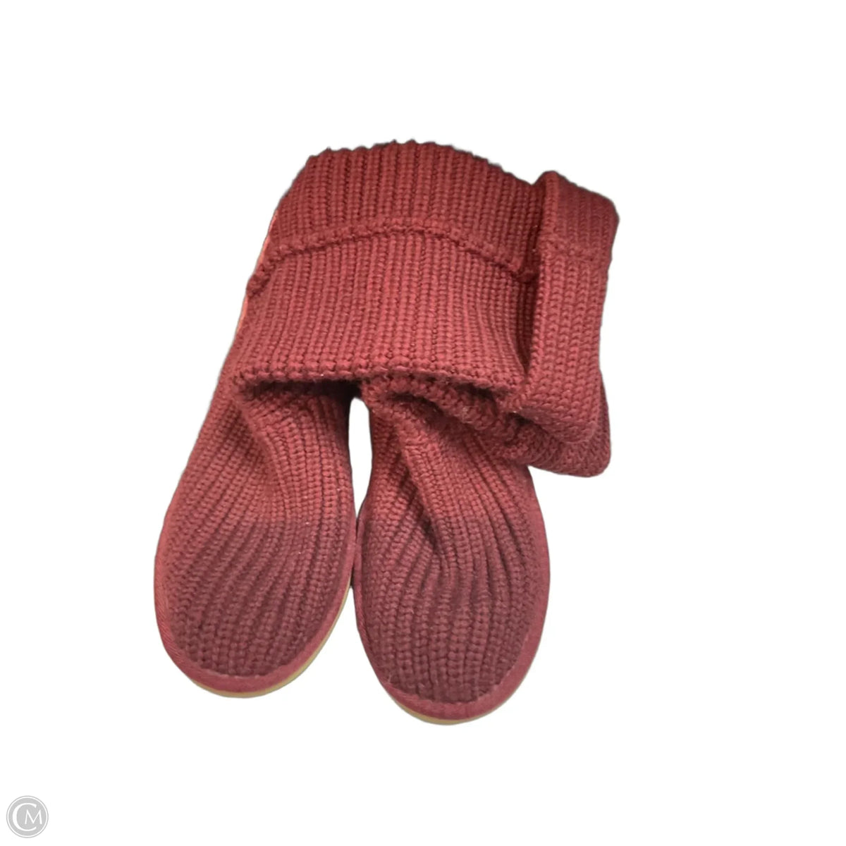 Boots Designer By Ugg In Maroon, Size: 8.5