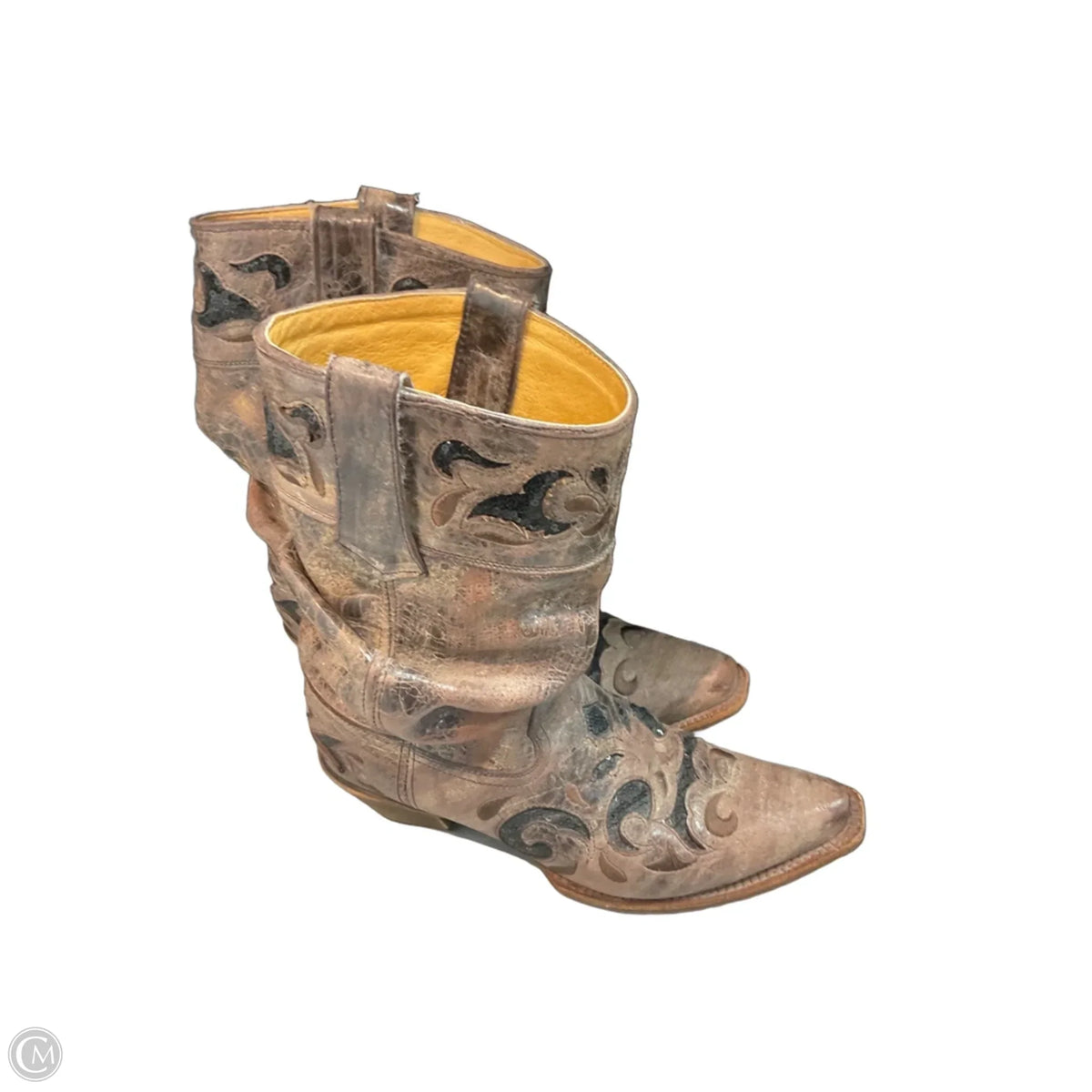Boots Western By Corral In Brown, Size: 7.5