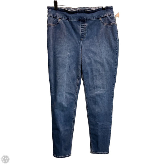 Jeans Jeggings By Chicos In Blue, Size: 10