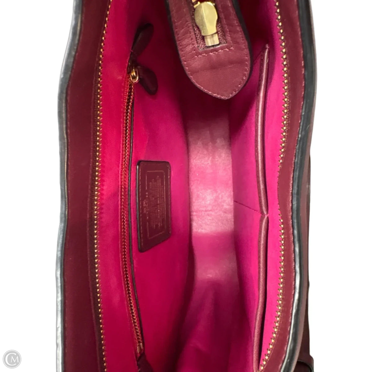 Handbag Designer By Coach, Size: Medium