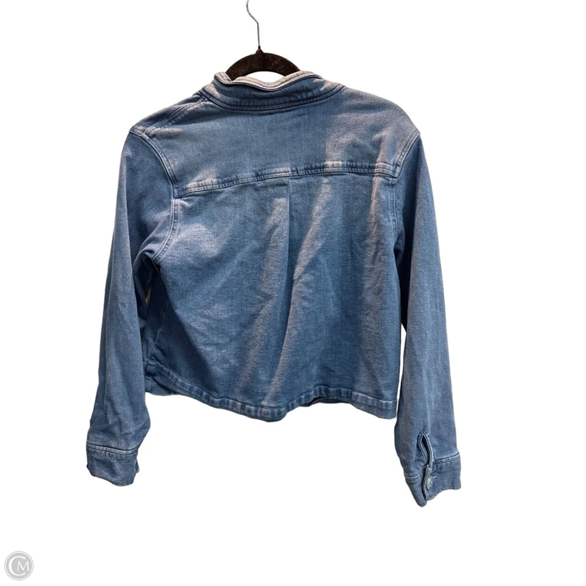 Jacket Denim By Christopher And Banks In Blue, Size: S