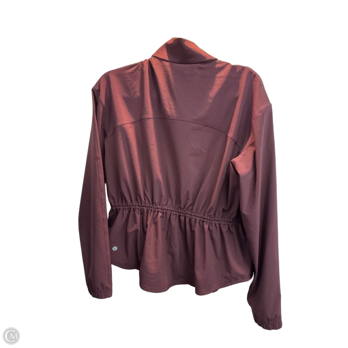 Athletic Jacket By Lululemon In Maroon, Size: Sp