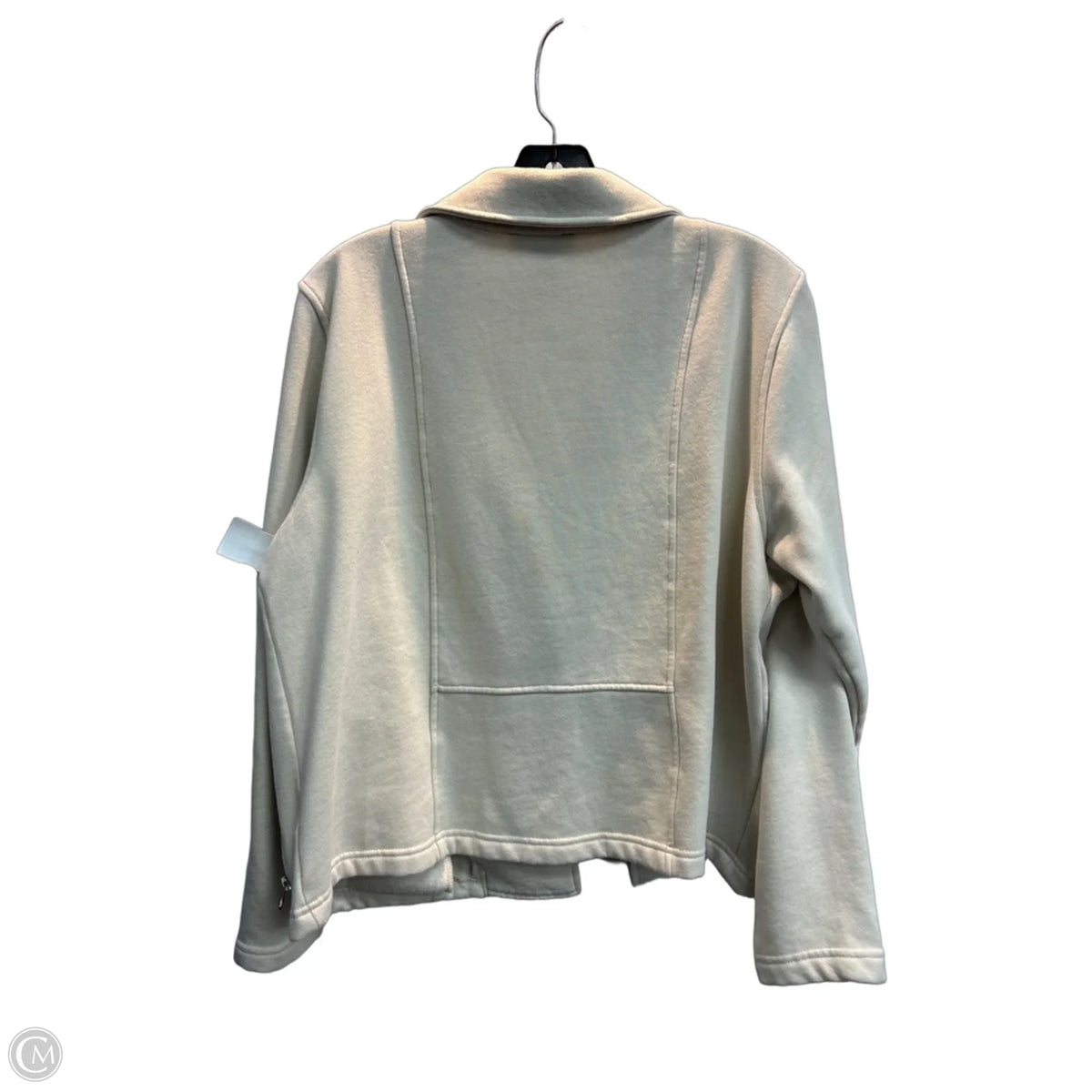 Jacket Moto By Studio Park In Cream, Size: L