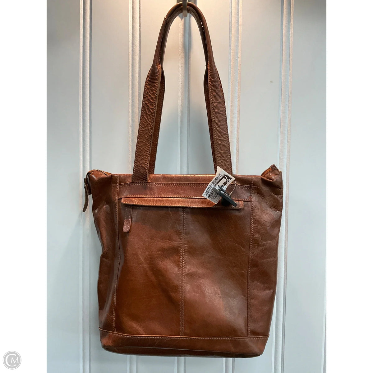 Handbag Leather By Clothes Mentor, Size: Medium