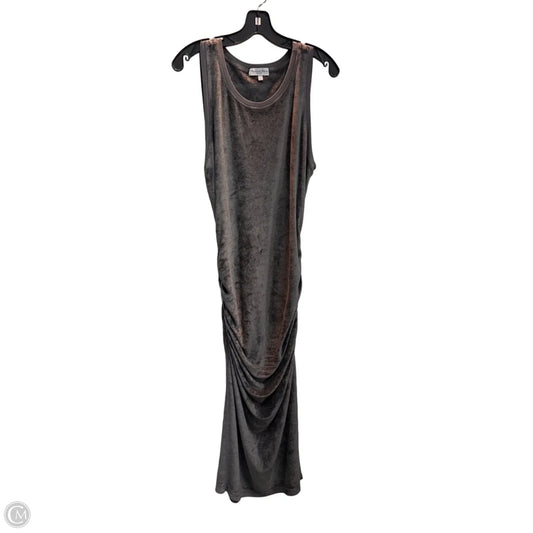 Dress Casual Maxi By Michael Stars In Grey, Size: L