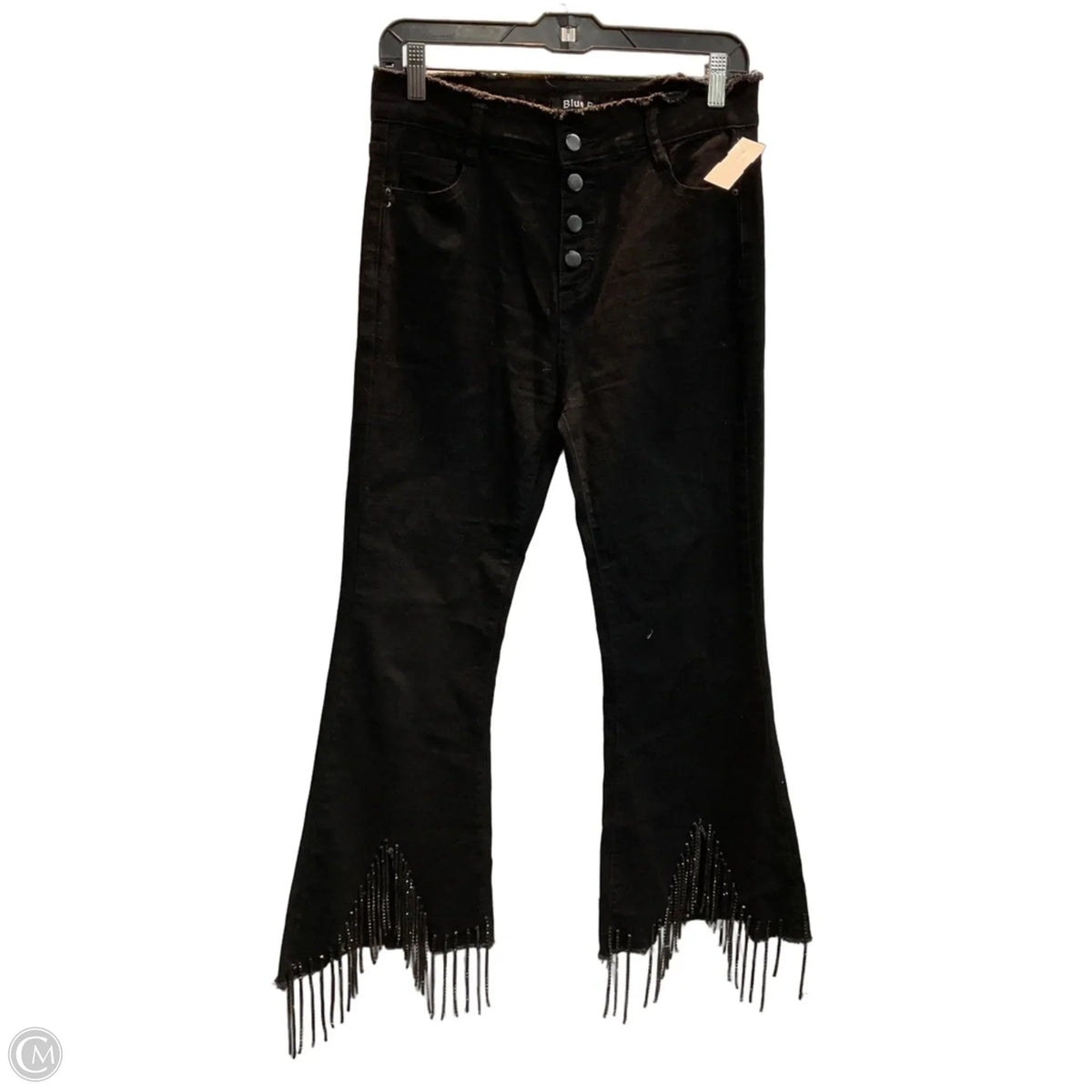 Jeans Flared By Blue B In Black, Size: 12