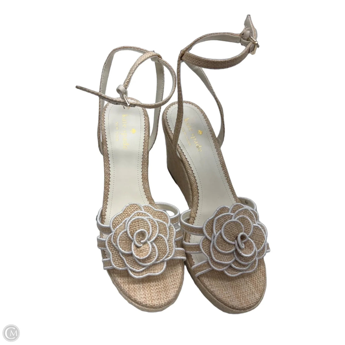 Sandals Designer By Kate Spade In Tan, Size: 9.5