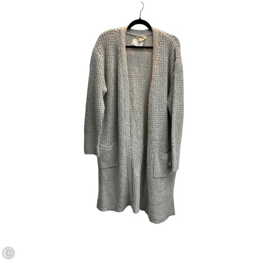 Cardigan By Jessica Simpson In Grey, Size: 1x