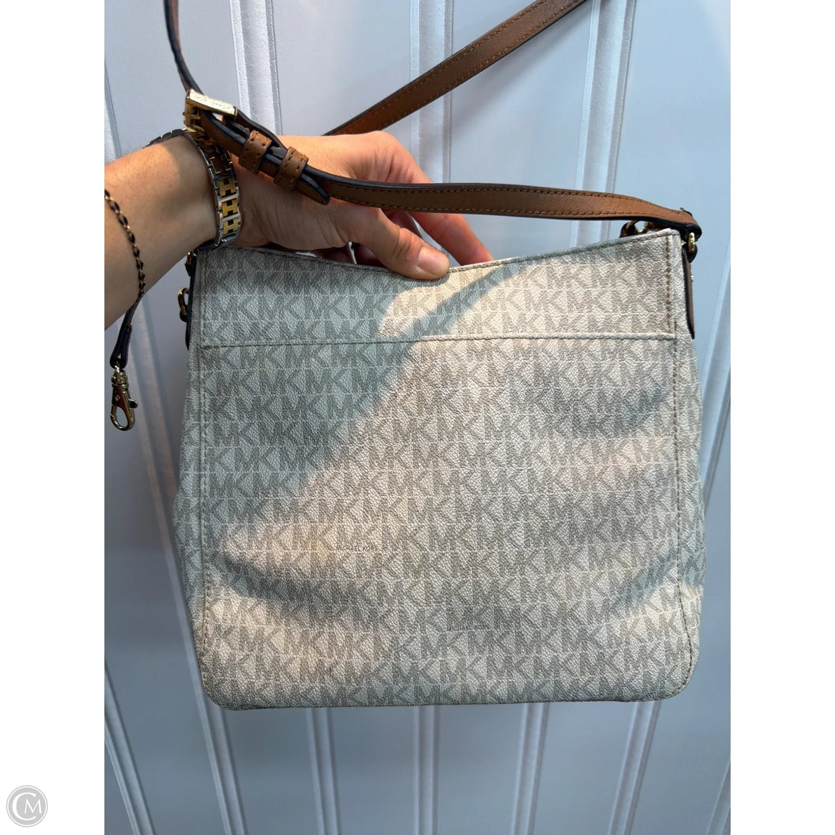 Crossbody Designer By Michael Kors, Size: Medium