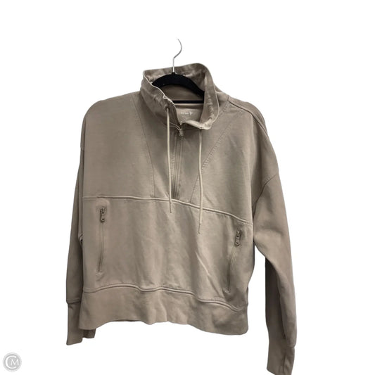 Athletic Sweatshirt Collar By Old Navy In Tan, Size: Xl