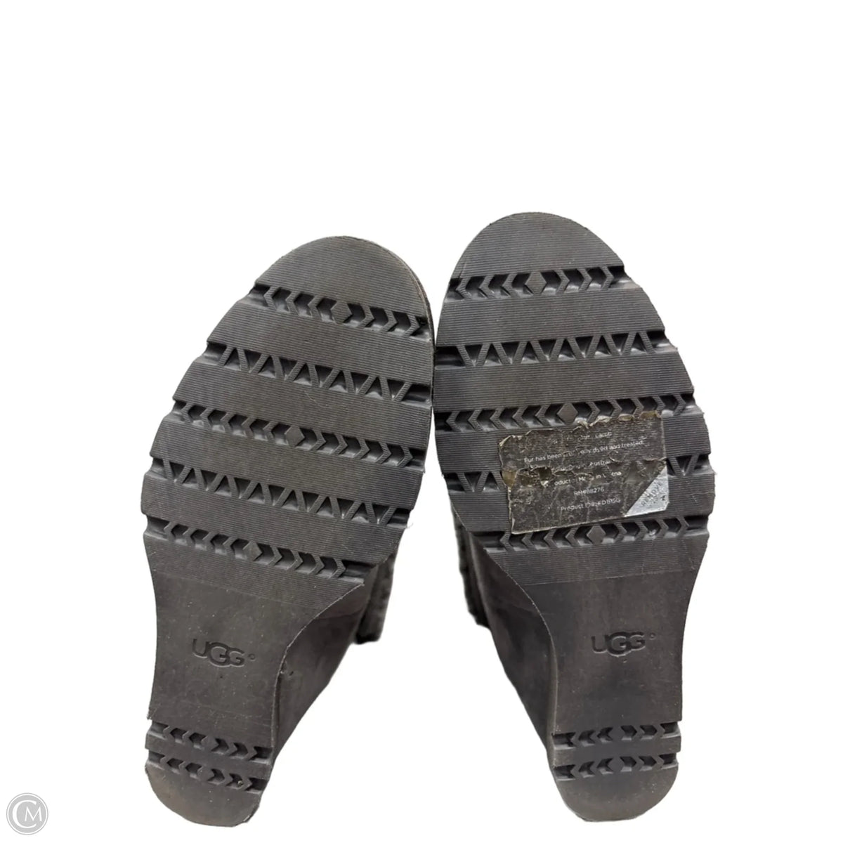 Boots Designer By Ugg In Grey, Size: 8
