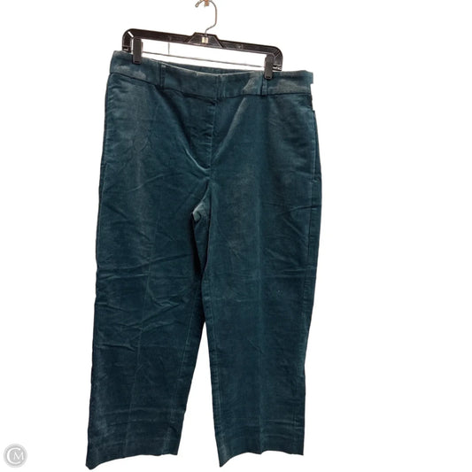 Pants Corduroy By Banana Republic In Teal, Size: 14