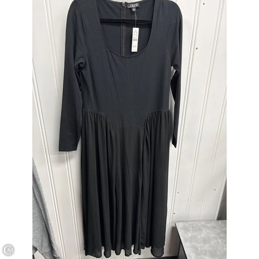 Dress Party Midi By J. Crew In Black, Size: L