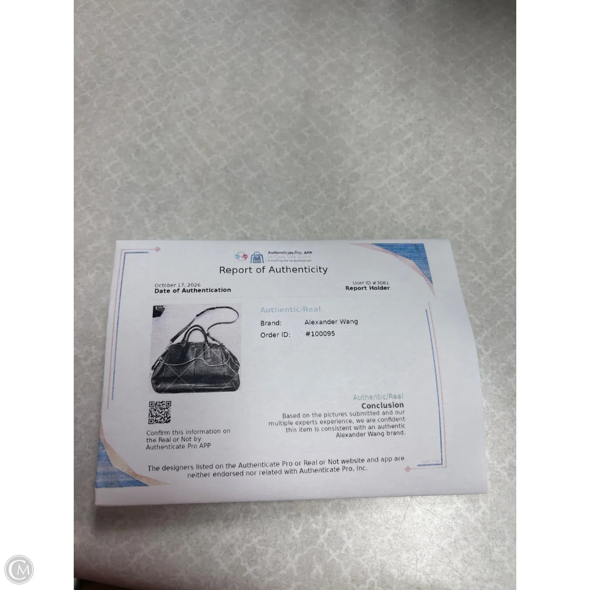 Handbag Luxury Designer By Alexander Wang, Size: Medium