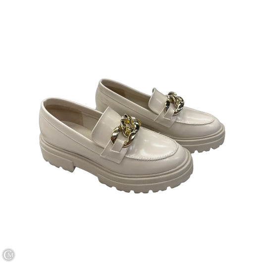 Shoes Heels Platform By Steve Madden In Cream, Size: 6
