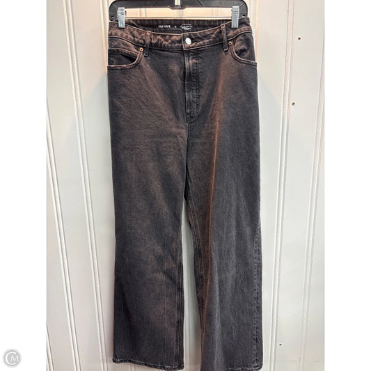 Jeans Wide Leg By Old Navy In Black, Size: 18
