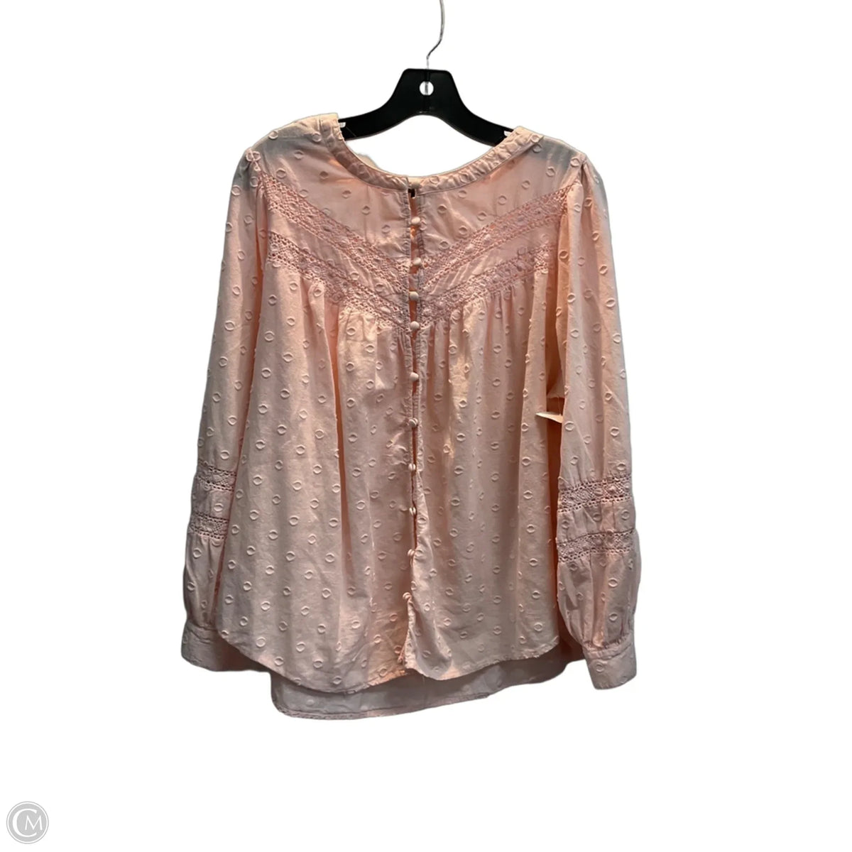 Top Long Sleeve By Torrid In Pink, Size: 2x