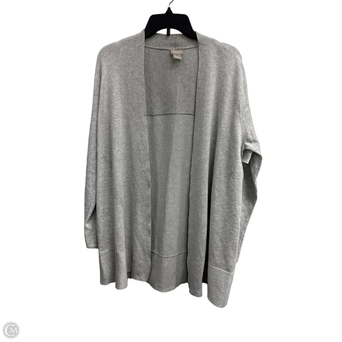Cardigan By Chicos In Grey, Size: Lp