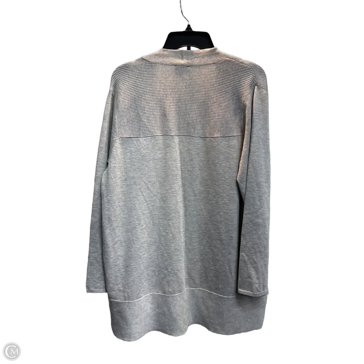 Cardigan By Chicos In Grey, Size: Lp
