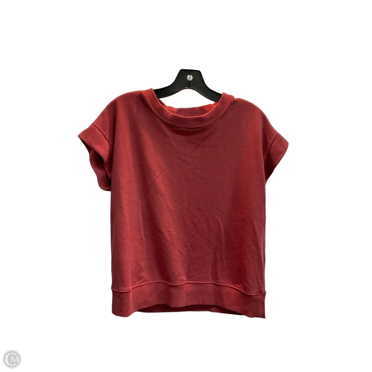 Top Short Sleeve By Evereve In Red, Size: S