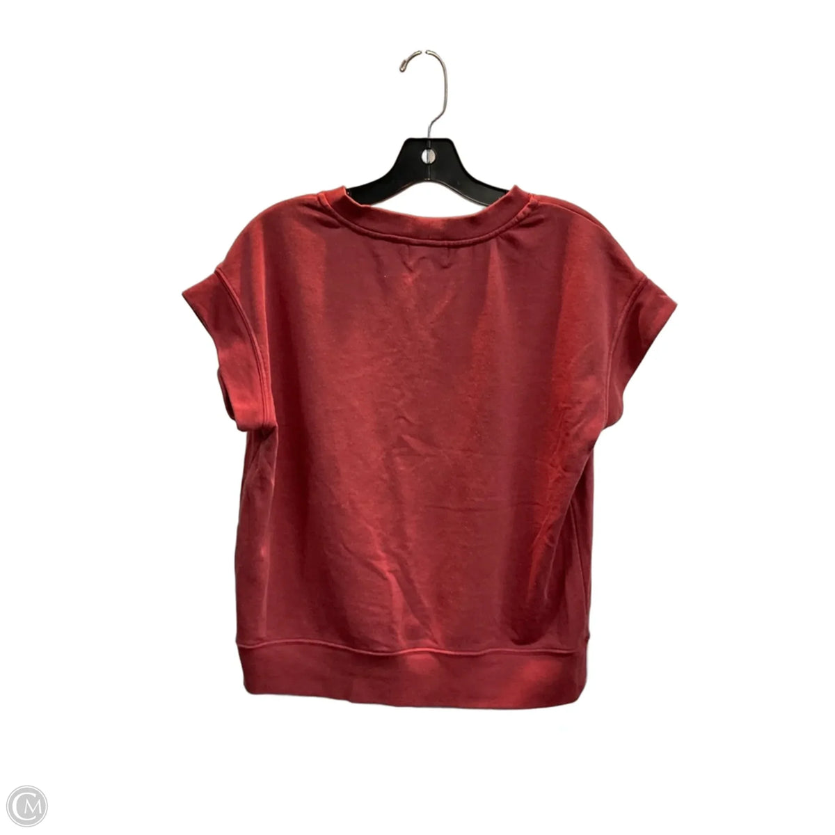 Top Short Sleeve By Evereve In Red, Size: S